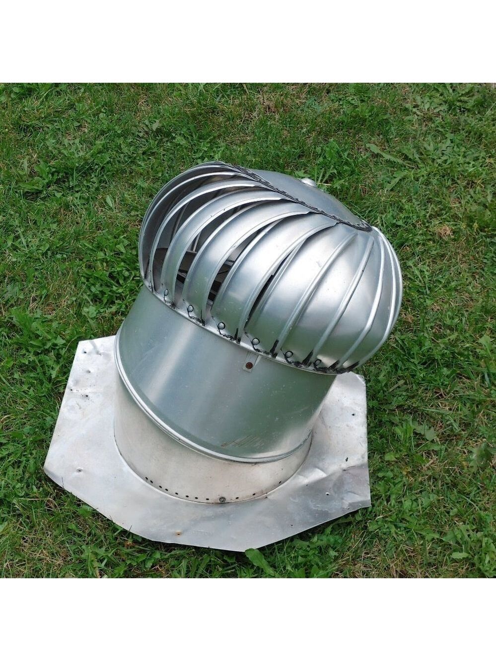 Galvanized Internally Braced Dual-Bearing Wind Turbine Whirlygig Roof Ve…